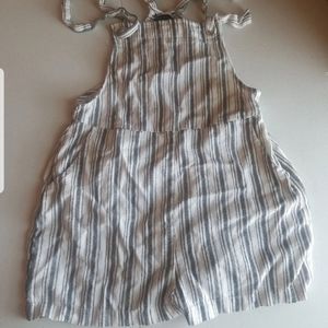 Striped Overalls